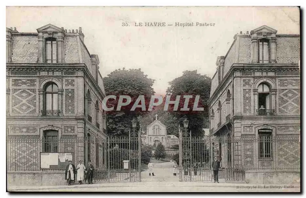Le Havre — Hospital Pasteur — Héllion & Le Drey, Paris - Frente