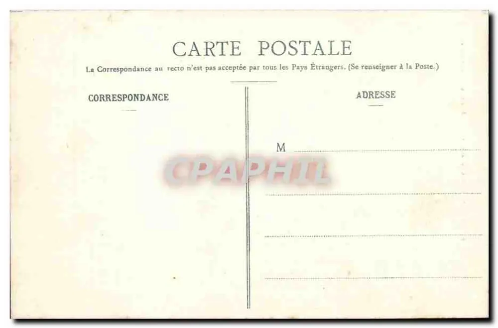 St-LÉONARD-des-BOIS — Alte Schiefergruben — Verlag: Cahier à Tante, 1910 - Rückseite