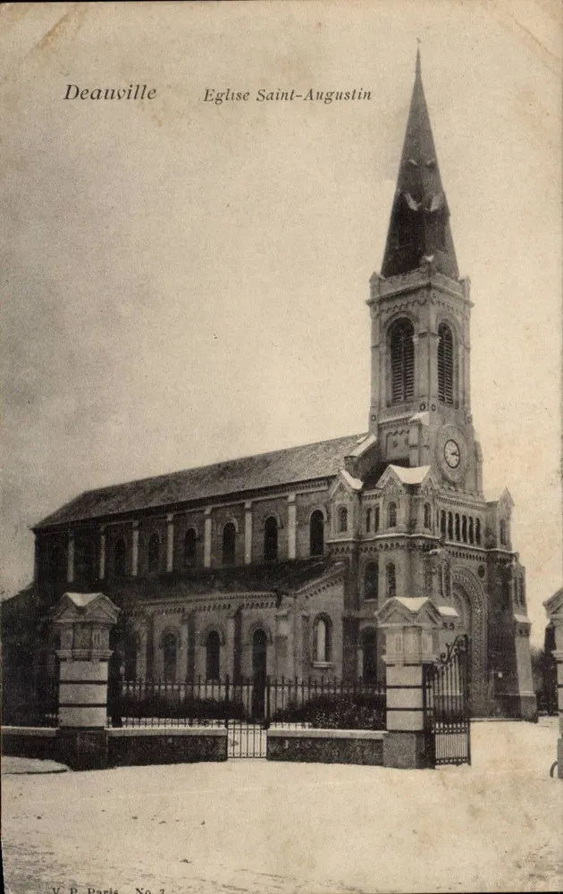 Deauville — Igreja de São Agostinho — V.P. Paris, No 3 - Frente