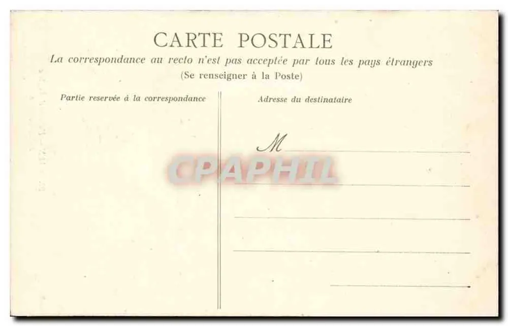 CAEN — Fachada da Igreja de São Etienne — Coleção AD - Verso