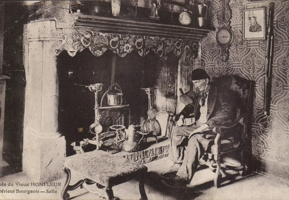 Zimmer im alten Honfleur — Bürgerliches Interieur — Zimmer - Vorderseite