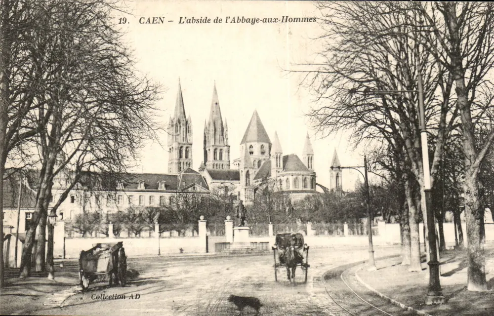 CAEN — A abside da Abadia dos Homens — Coleção AD - Frente