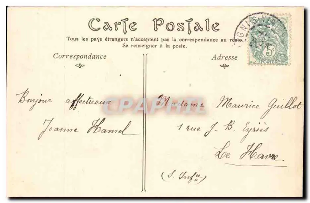 Bayeux — Vista geral — Editor não identificado, n° de série I - Verso