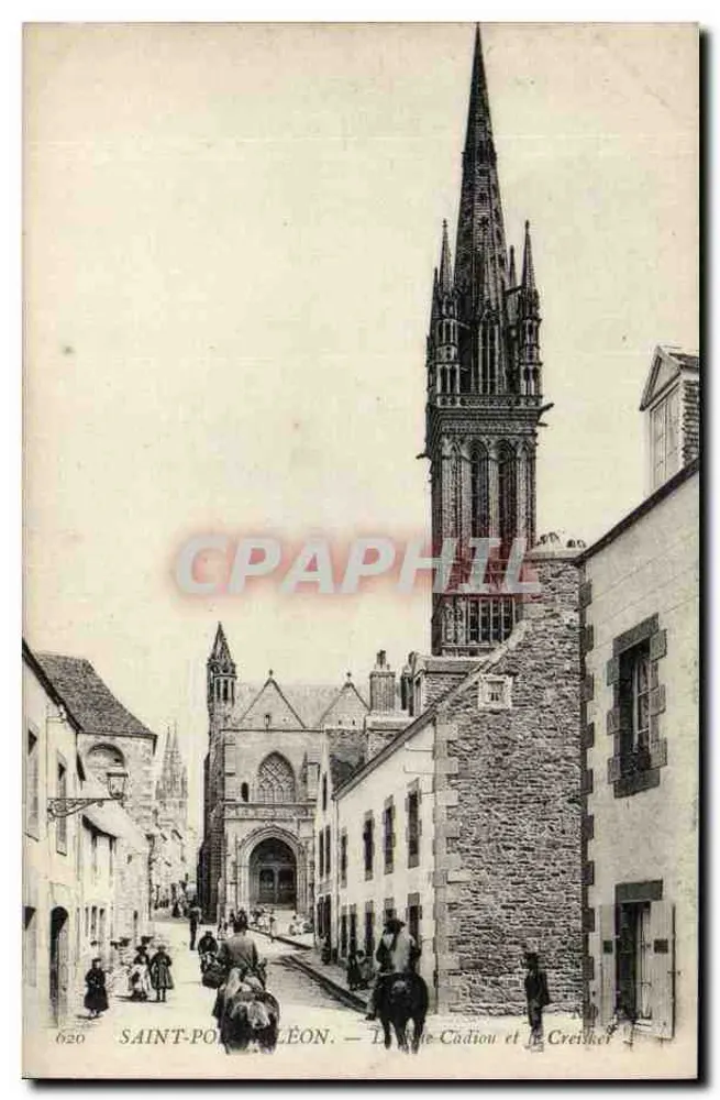 Saint-Pol-l'Évêque — Turm Cadion und das Creishel — n°620 - Vorderseite