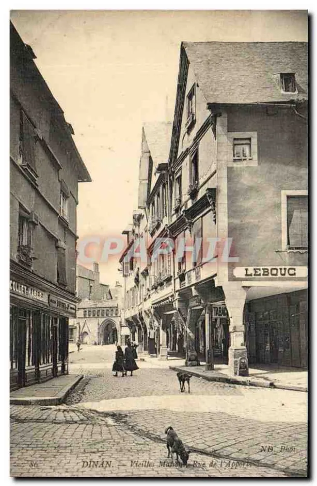 Dinan — Velha Casa, Rue de l'Appel — ND Phot - Frente