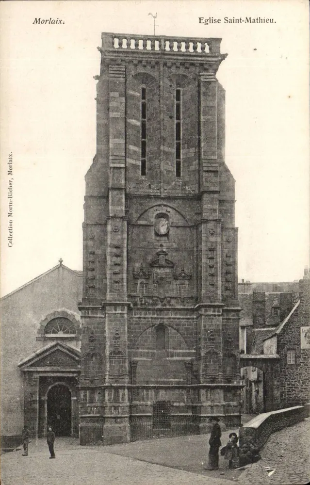 Morlaix — Igreja de São Mateus — Coleção Morn-Richier, Morlaix - Frente