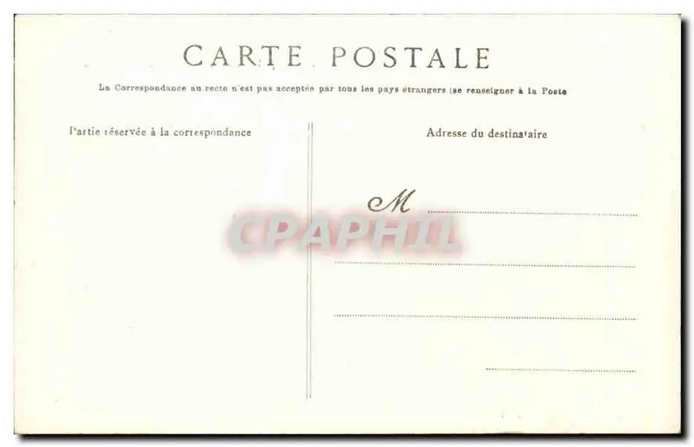 Quimper — Militärvorstellung des 118. Linienregiments — Sammlung Villard, Quimper - Rückseite