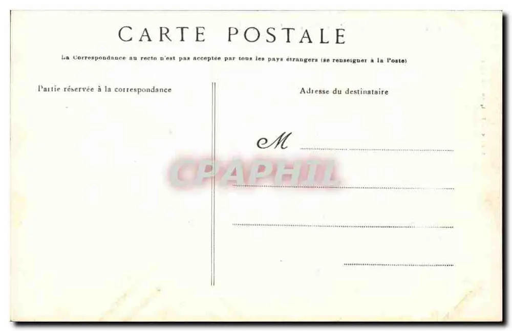 Concarneau — O Castelo de Kériiolet — Facha Principal — Coleção Villard, Quimper, n°200 - Verso