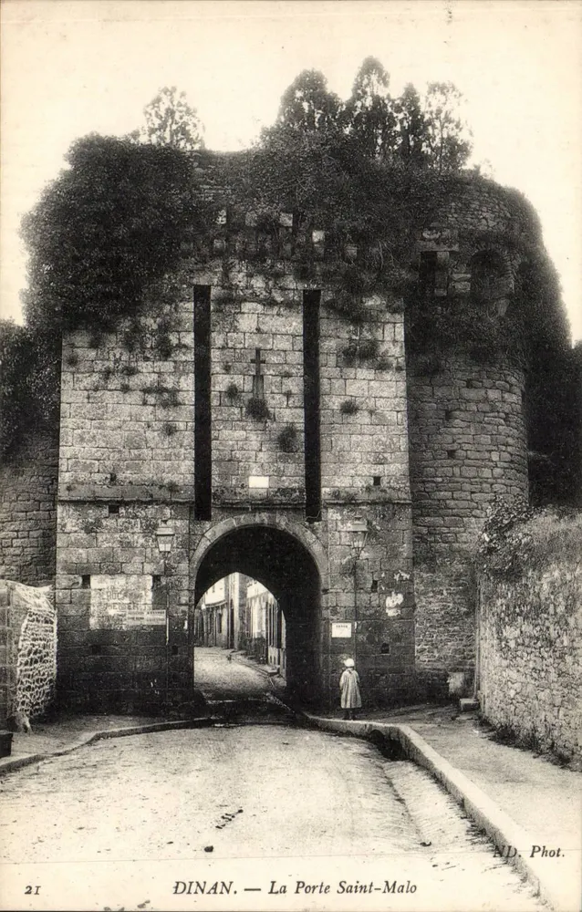 Dinan — A Porta Saint-Malo — N.D. Fot. n°21 - Frente