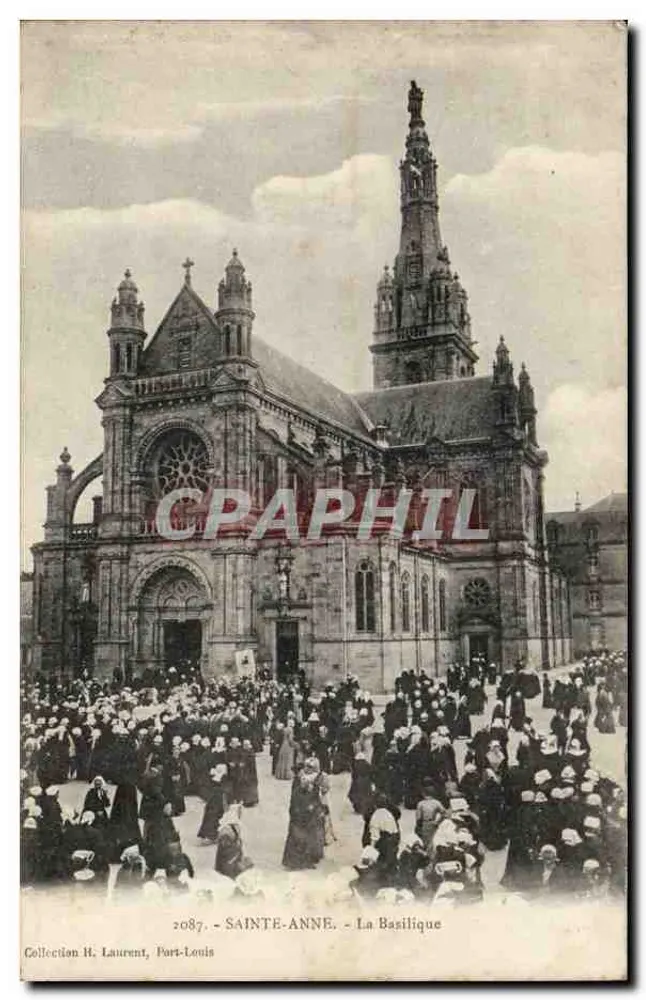 Sainte-Anne - A Basílica — Coleção H. Laurent, Paris-Louis, n° 2087 - Frente