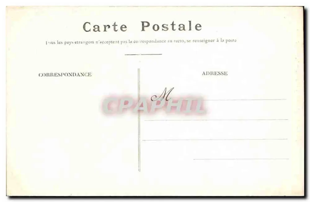 Auray — Die Quailes-Fontäne des Lochs — Verleger nicht identifiziert - Rückseite