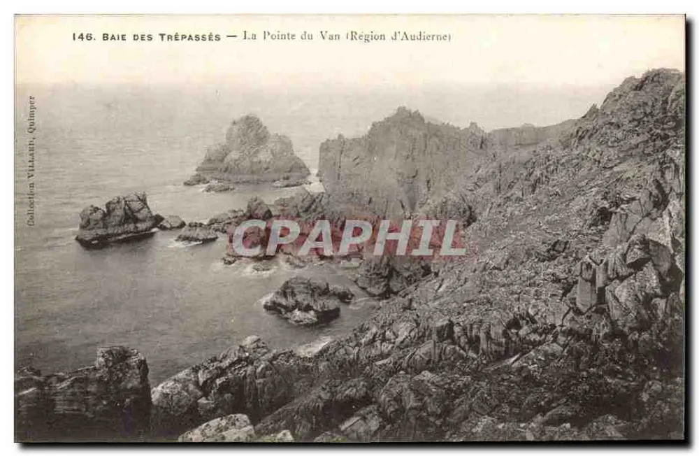 Baía dos Falecidos — A Ponta do Van (Região de Audierne) — Coleção Villaxin, Quimper, n°146 - Frente