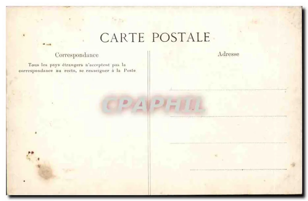 Penmarch — Studie von Wellen an den Felsen der Opfer — Sammlung Villan, Quimper - Rückseite