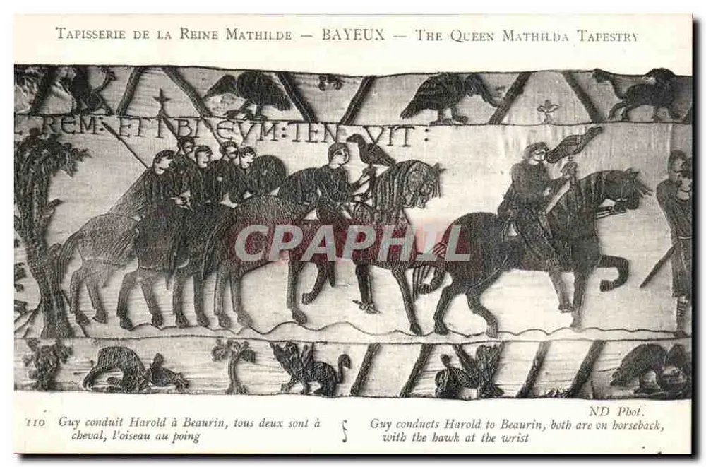 Tapisserie der Königin Mathilde — Bayeux — Die Tapisserie der Königin Mathilda - Vorderseite