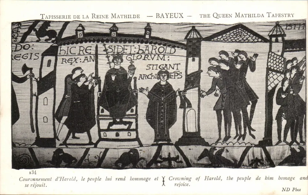Krönung von Harold — Bayeux — ND Phot - Vorderseite