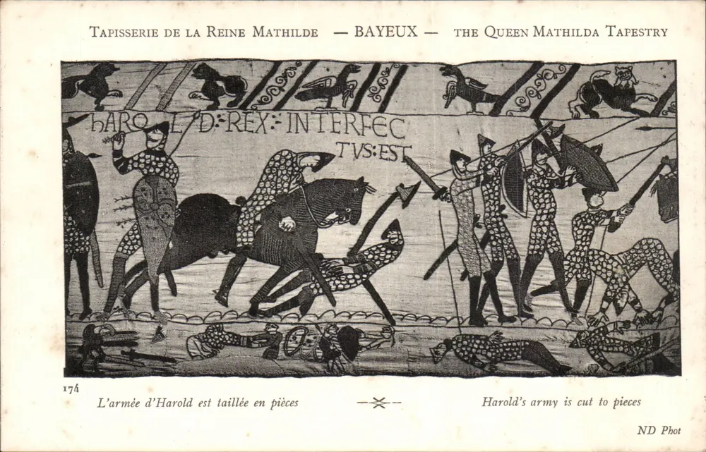 Tapisserie der Königin Mathilde — Bayeux — ND Phot, n° 174 - Vorderseite