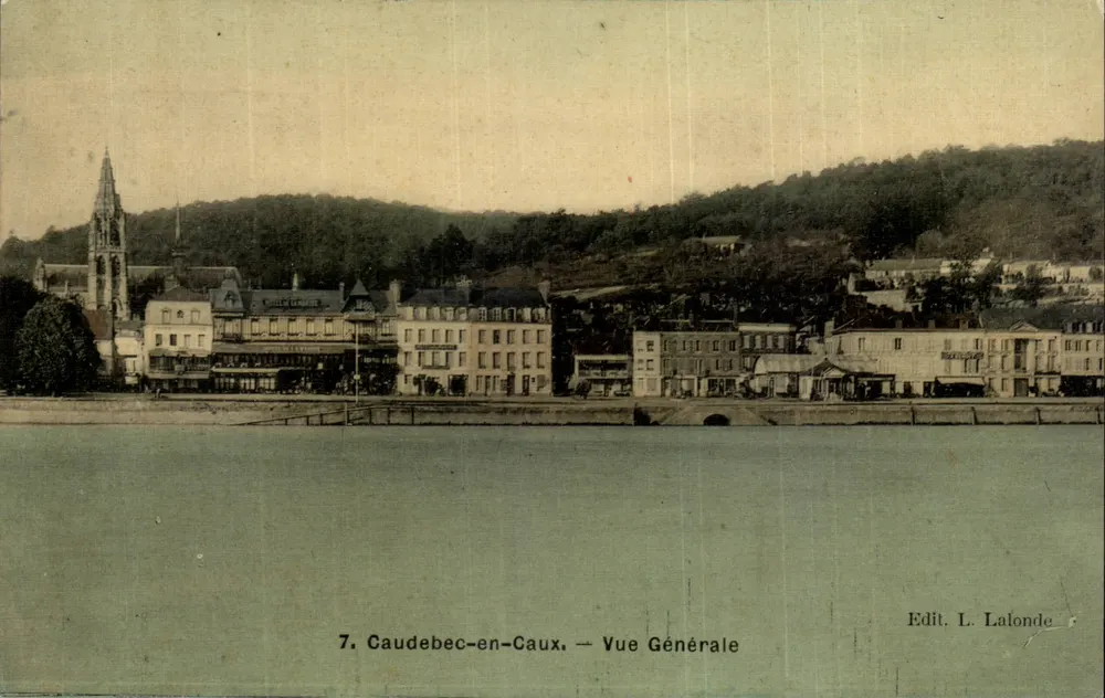 Caudebec-en-Caux — Widok ogółem — Wyd. L. Lalonde - Awers
