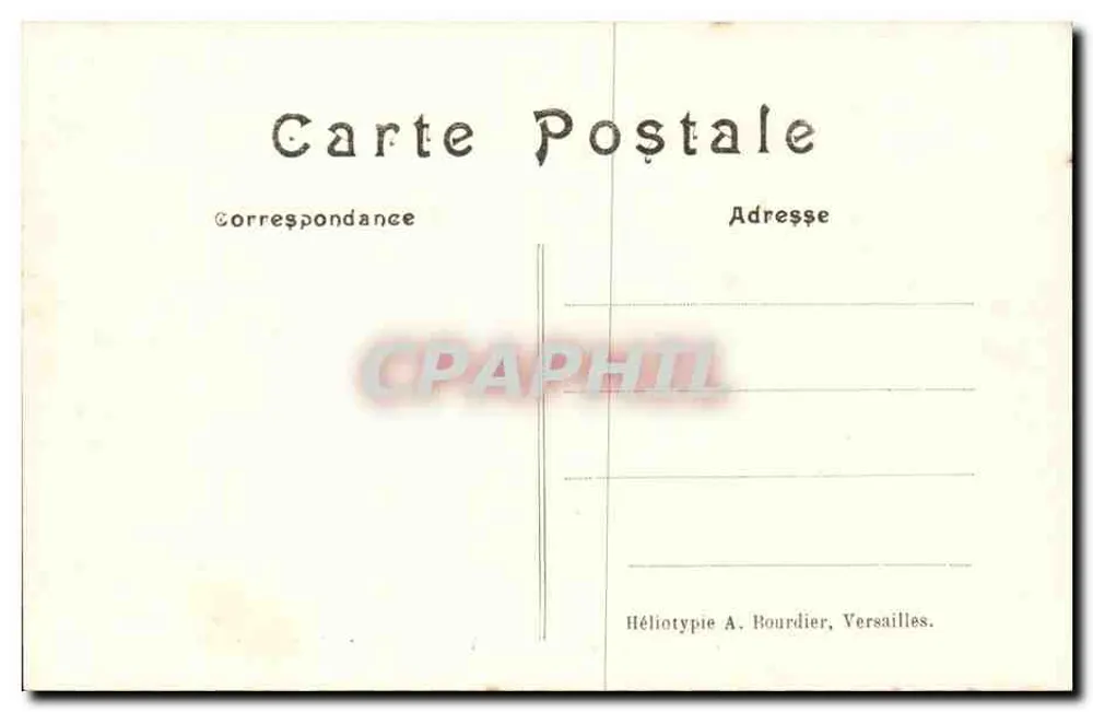 Castelo de CHANTILLY — Escada de Honra - Verso