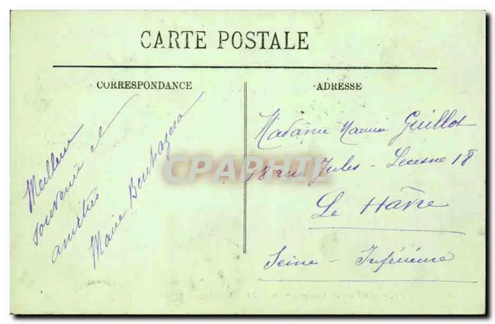 Alger — Die Regierungssquare — Unbekannter Verlag, Nr. 333 - Rückseite