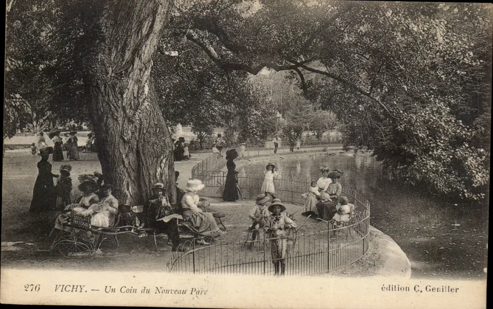 Vichy — Ein Eckchen des neuen Parks — Ausgabe C. Geniller Nr. 276 - Vorderseite