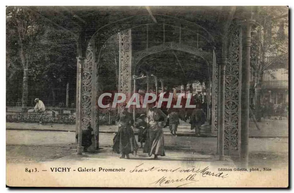 Vichy - Galerie Promenoir — Edition Gilletta, Foto von Nice, Nr. 8413 - Vorderseite