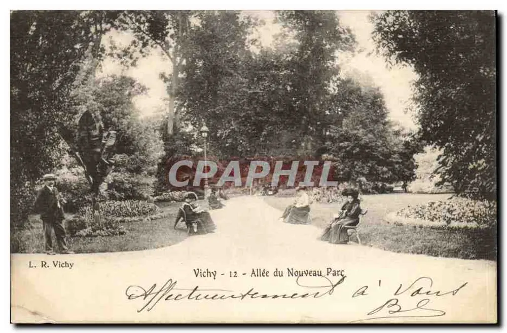 Vichy - Allée du Nouveau Parc — L. R. Vichy, n°12 - Frente