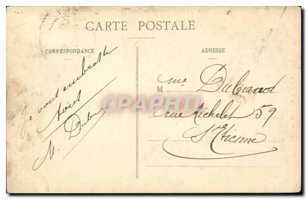 Vichy - Hotel do Parque — editor P. B., Vichy - Verso