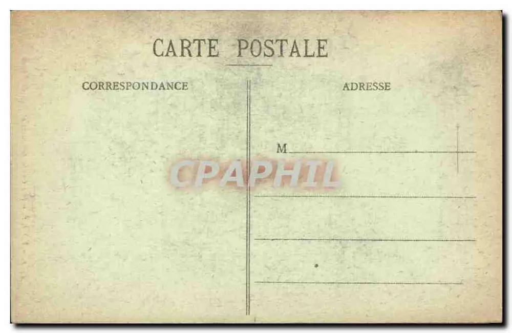 Vichy — Astoria Palace no canto da Rue Cunin-Gridaine e Rue de Nîmes — editor desconhecido, n° 1512 - Verso