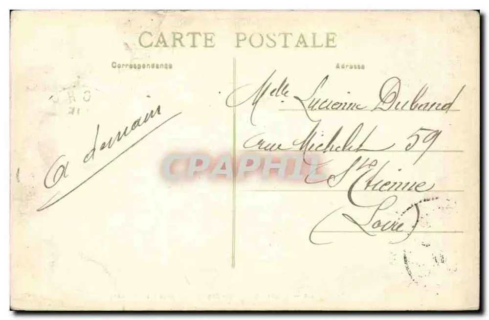 Vichy — Der Schwannenteich in der Nähe der Célestins — Verlag DCG, Nr. 44 - Rückseite