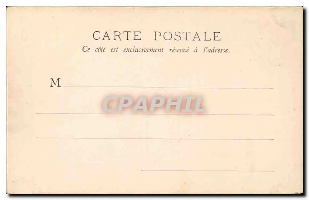 Fonte do Hospital — Vichy — B.F., Paris - Verso