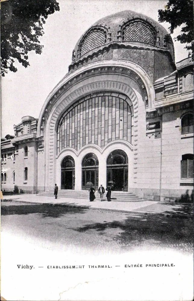 Vichy — Establecimiento Termal — Entrada Principal - Anverso