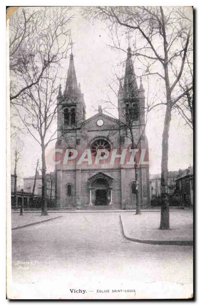 Vichy — Katedra św. Ludwika — wydawca Shure, Paryż - Awers