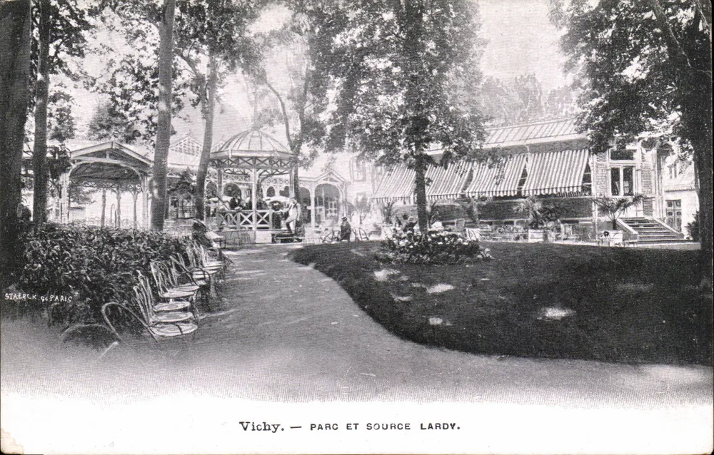 Vichy — Parque e Fonte Lardy — Stearck & Cie, Paris - Frente