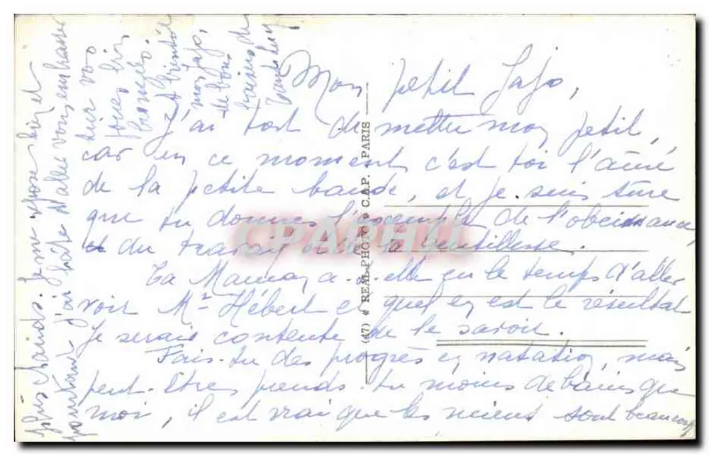 Vichy — Kasyno — C.A.S. n° 3 - Rewers