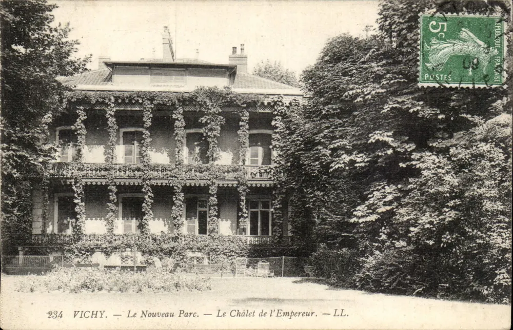 Vichy — Der Neue Park — Das Chalet des Kaisers — LL - Vorderseite