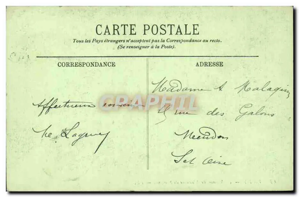 Vichy — Das Haus der Madame de Sévigné — LL. — Nr. 69 - Rückseite