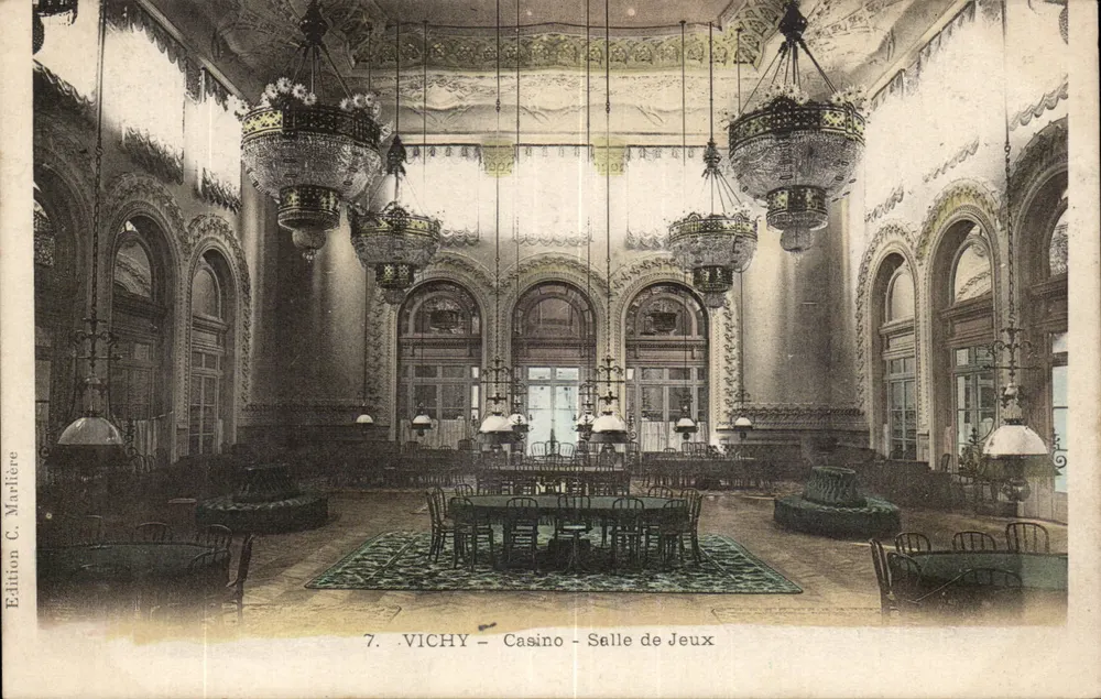 Vichy - Casino - Spielzimmer — Édition C. Marlière, n°7 - Vorderseite
