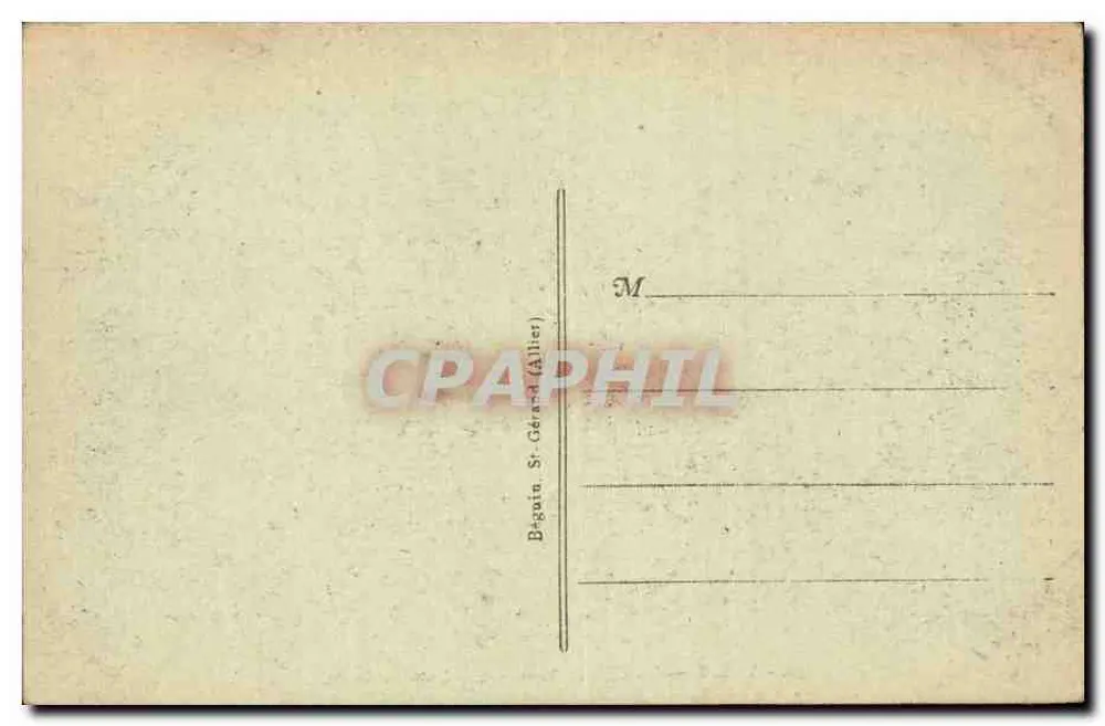 Vichy — Ein Eckbereich des Kleinen Parks — Ruhezimmer. - Rückseite
