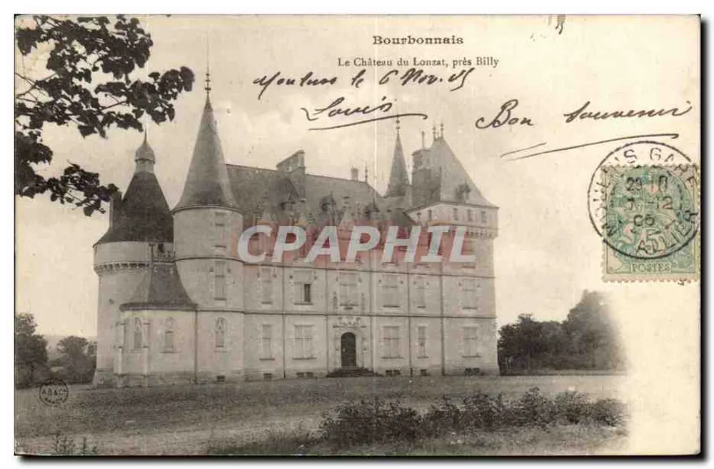 Le Château du Lonzat, nahe Billy — Bourbonnais — ABATI - Vorderseite