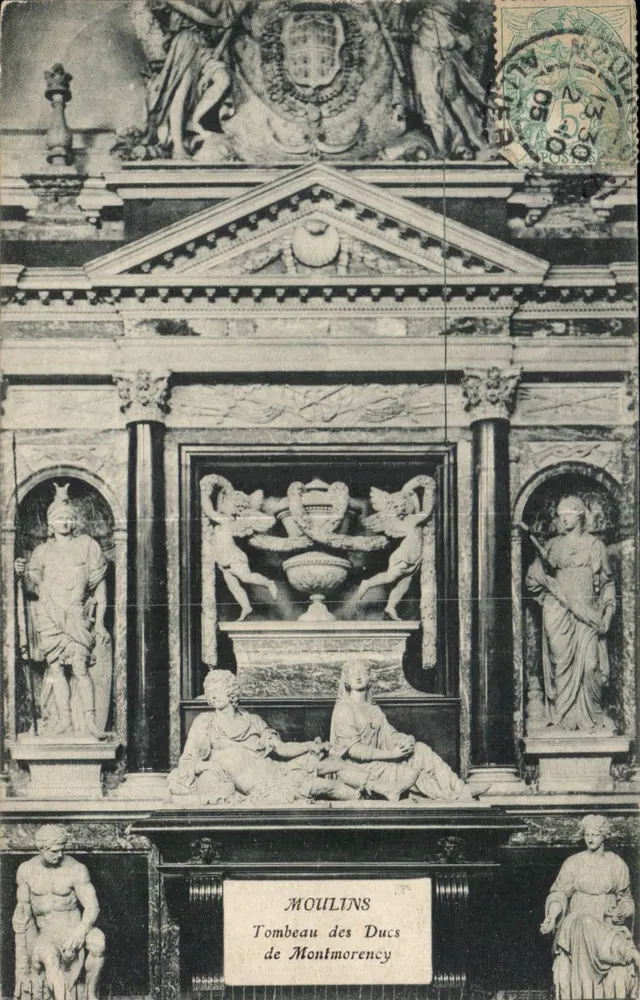 Mühle der Herzöge von Montmorency — Geschnitzter Sarg — Verlag nicht sichtbar - Vorderseite