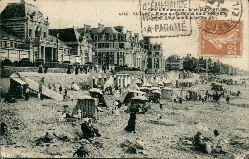 Strand des Casinos und des Grand Hotels — Paramé — Verlag Guérin-Saint-Malo (n° 4740) - Vorderseite