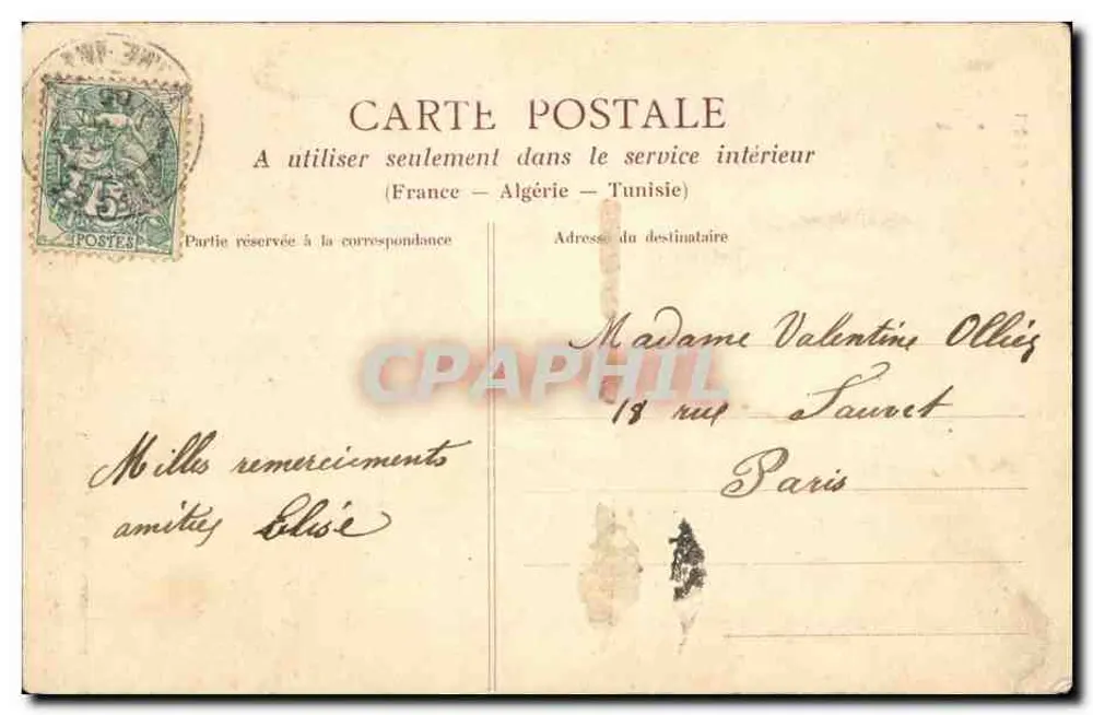 Le Croisic (Loire-Inférieure) — Ein Seewolf aus Croisic — Verlag Royal Nantes, Nr. L-L 558 - Rückseite