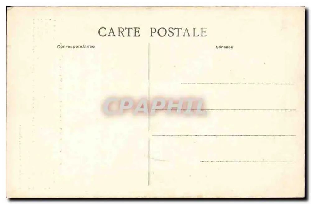 Guérande (Loire-Inf.) — A Moinha do Diabo — Coleção F. Chapeau, Nantes - Verso