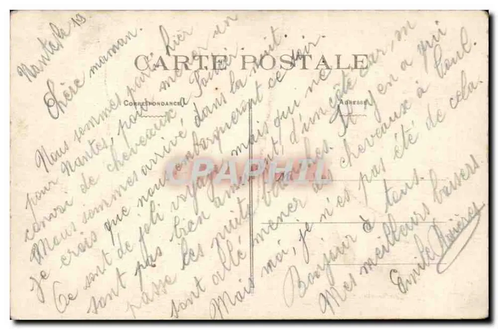 NANTES - O Porto — Fototipia Vassellier, Nantes — n° 197 - Verso