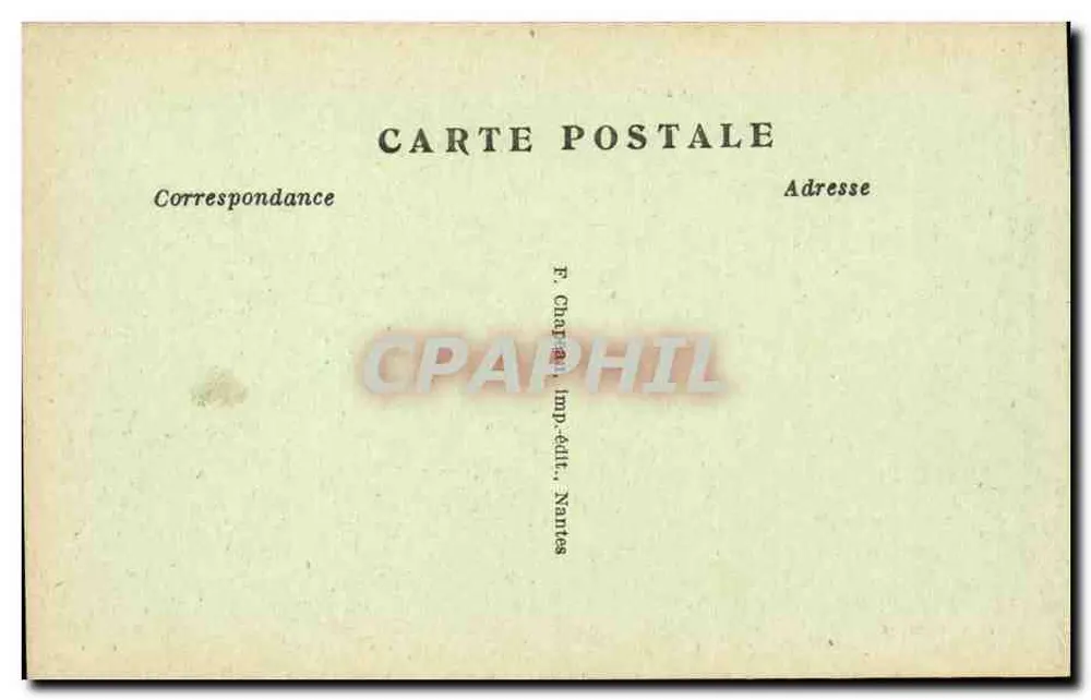 NANTES — Vista geral do Porto — F. Chaplain, imp.-edit., Nantes - Verso