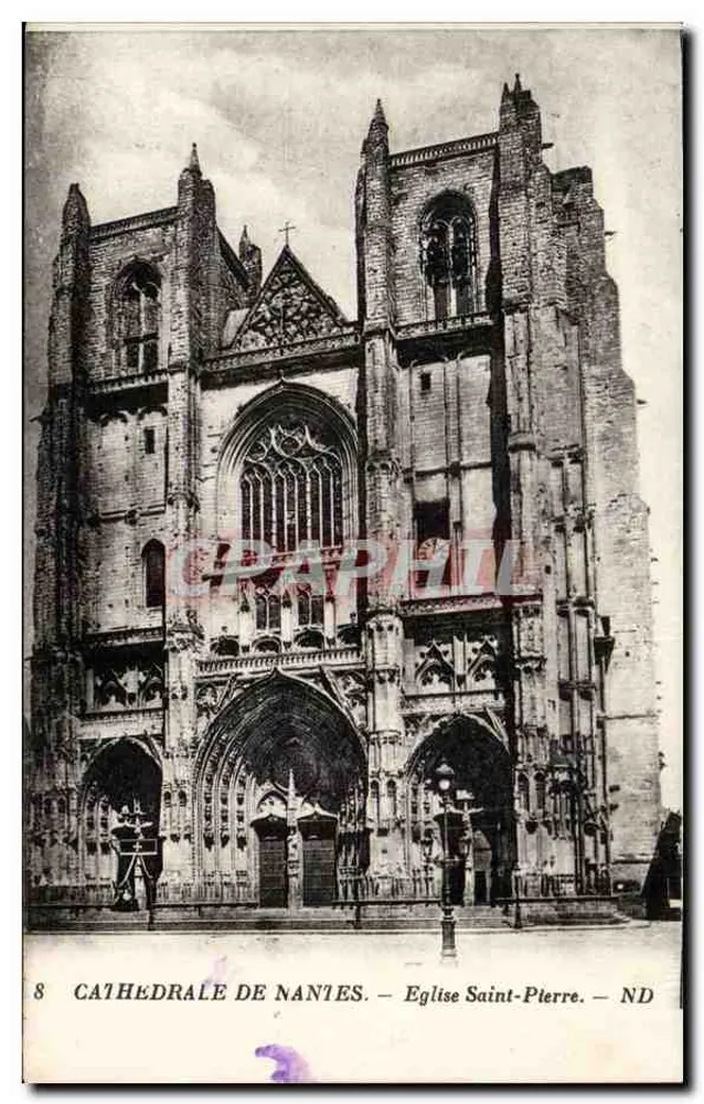 Kathedrale von Nantes — Kirche Saint-Pierre — ND - Vorderseite