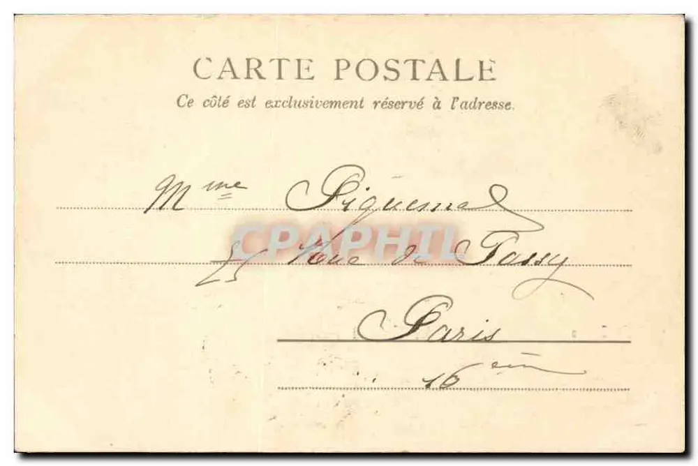 O Casino — Le Tréport — Editora: C. P. G. (n° 3878) - Verso