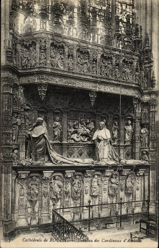 Kathedrale von ROUBAIX — Grab der Kardinäle von Amboise - Vorderseite