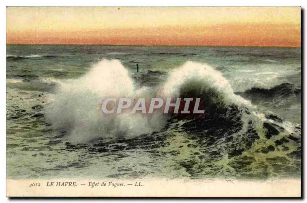 Le Havre — Efekt fal — LL. n° 4012 - Awers