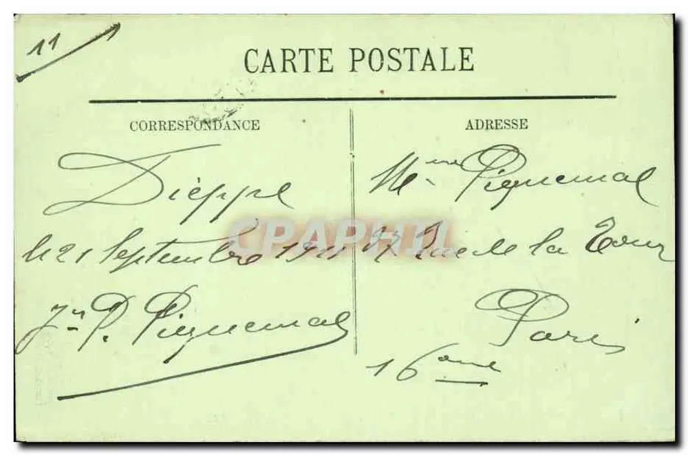 Ambiente de Dieppe — O Manoir d'Ango — A Entrada — LL. - Verso